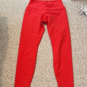 ALO Yoga Vibrant Red Leggings